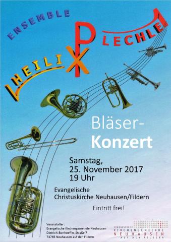 HeilixPlechle - Konzert Plakat