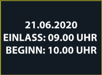 Das Heilige im Blechle - Datum