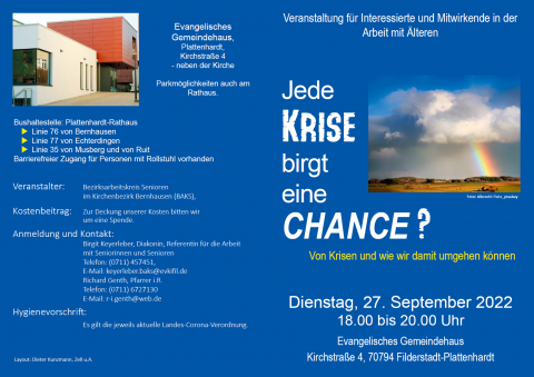 Jede Krise birgt eine Chance? 2