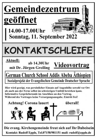 Kontaktschleife 11.09.2022
