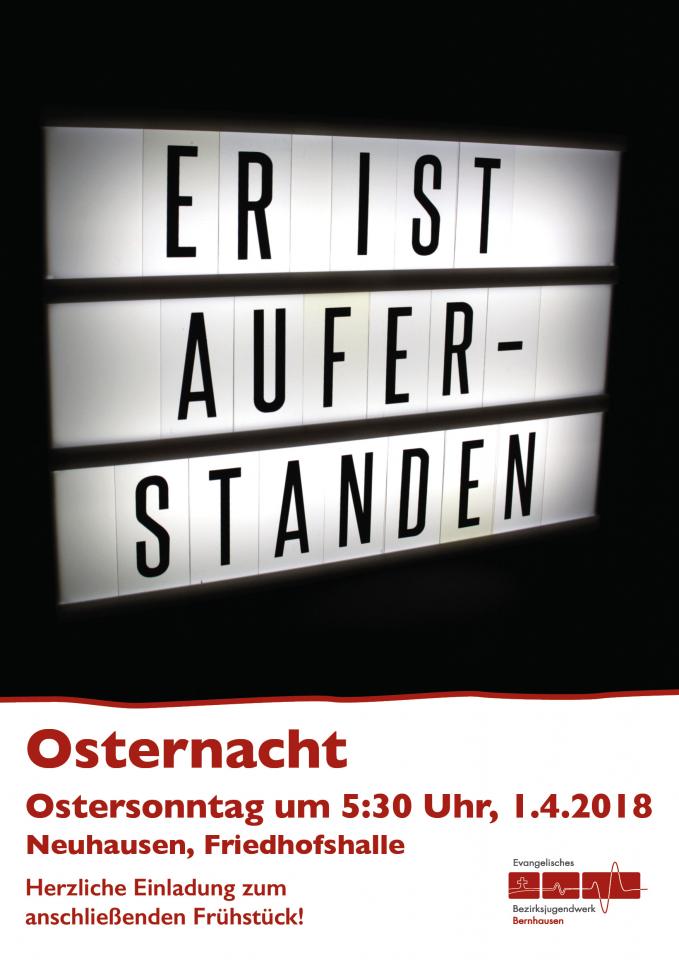 Osternacht Plakat 2018